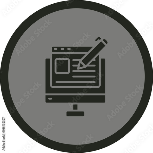 Blogging Icon Design