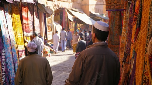 Colorful Markets of Marrakech Streets