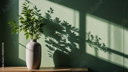 Soft sunlight streams through a window casting