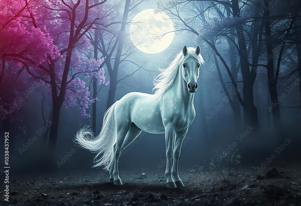 magical unicorn magical horse unicorn in a magic garden magical unicorn magical horse unicorn in a magic garden