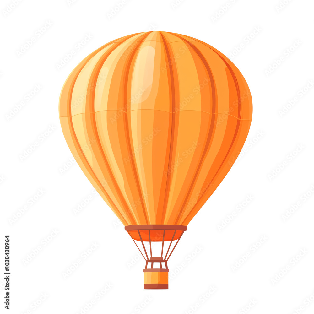 A vibrant orange hot air balloon ready for flight, symbolizing adventure and freedom. Perfect for travel and exploration themes. A vibrant orange hot air balloon ready for flight, symbolizing adventure and freedom. Perfect for travel and exploration themes.