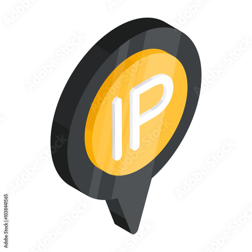 Perfect design icon of ip address 

