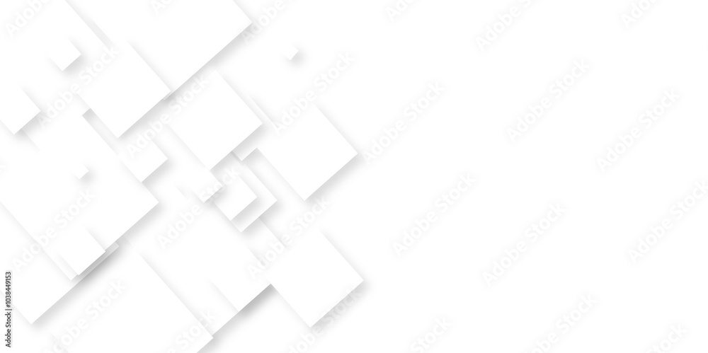 Abstract white square shape with futuristic concept background. abstract background with Many boxes of different sizes. buying with gadgets 3d design in geometric shape Banner web template background. Abstract white square shape with futuristic concept background. abstract background with Many boxes of different sizes. buying with gadgets 3d design in geometric shape Banner web template background.