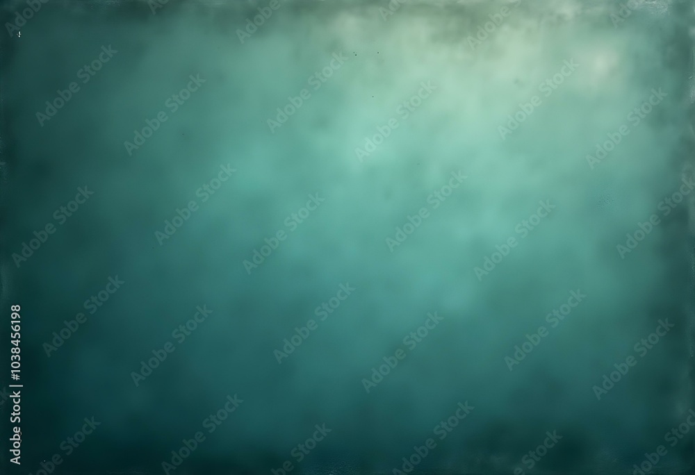 Obraz premium distressed green background featuring a rough canvas texture and faded elements create with ai