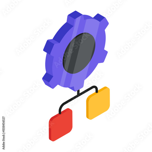 Editable design icon of network setting 

