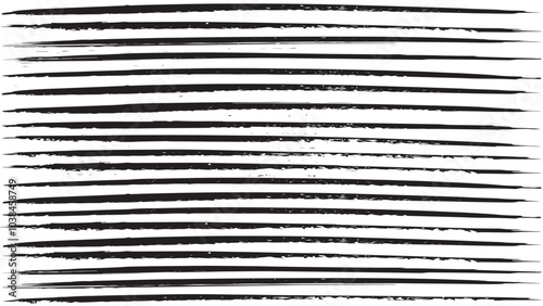 Background with black long grunge stripes on white background, lines made with dry brush, abstract black paint brush and strokes, stripes pattern background, brushes for decoration