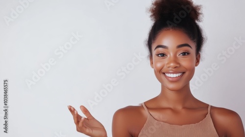 Smiling Young Woman Portrait - Natural Beauty and Style