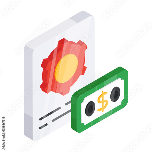 A unique design icon of file management 

