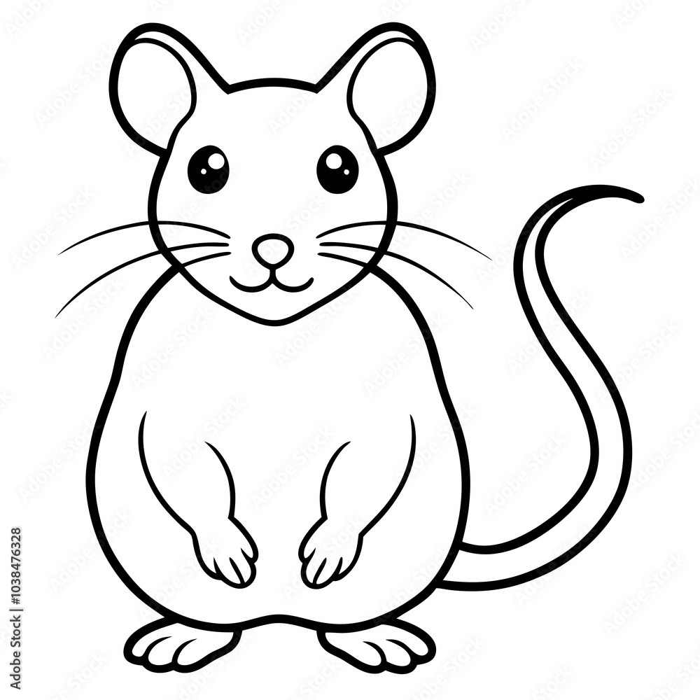 mouse on a white mouse on a white