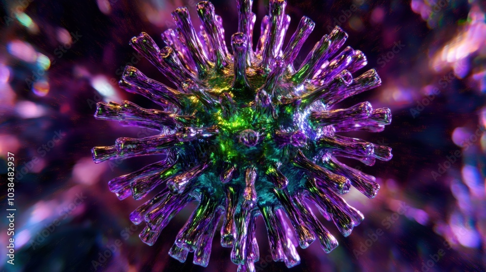 Vibrant abstract glass sculpture Vibrant abstract glass sculpture