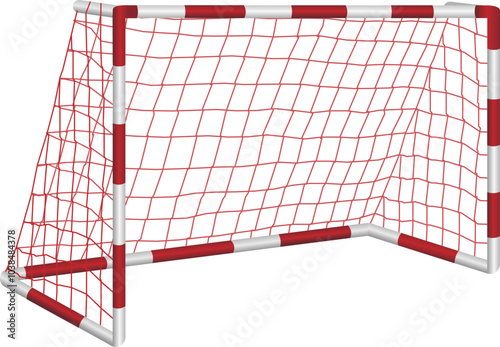 Futsal Goal Netting Colorful Vector 