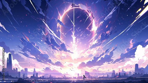 super power anime from the future photo