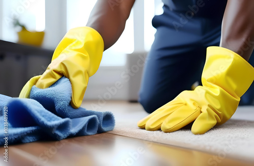 Male Cleaning Officer photo