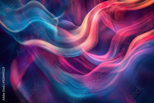 Wallpaper Mural Vibrant abstract fluid art background Torontodigital.ca