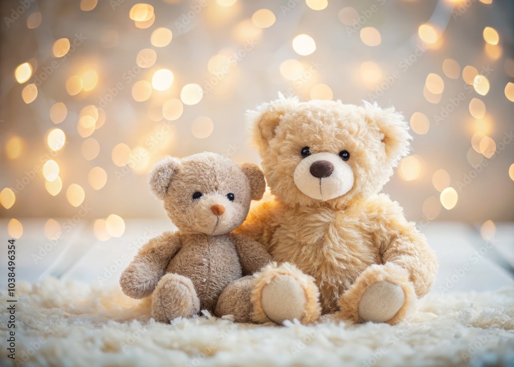 Charming teddy bears set against a soft, bokeh backdrop create heartwarming memories and delightful decor, perfect for adding a touch of cuteness to any space. Charming teddy bears set against a soft, bokeh backdrop create heartwarming memories and delightful decor, perfect for adding a touch of cuteness to any space.