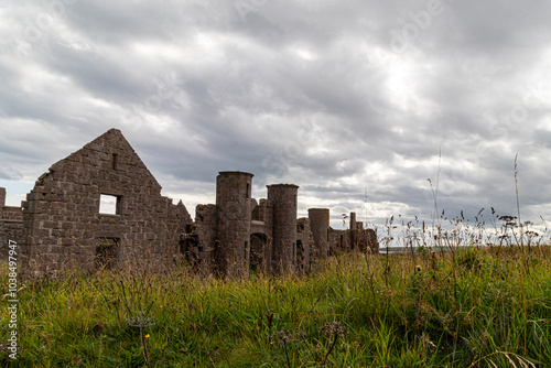 Ruins of slains Castle scotland photo