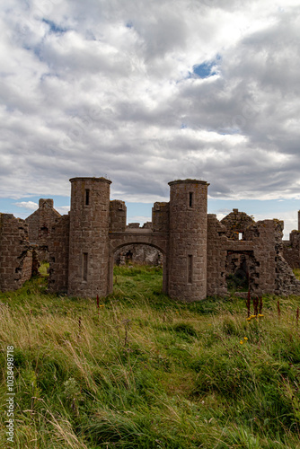 Ruins of slains Castle scotland photo