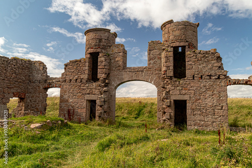 Ruins of slains Castle scotland photo