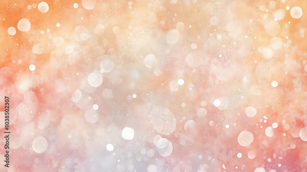 Warm pastel background with scattered dots for a delicate and soft visual appeal Warm pastel background with scattered dots for a delicate and soft visual appeal