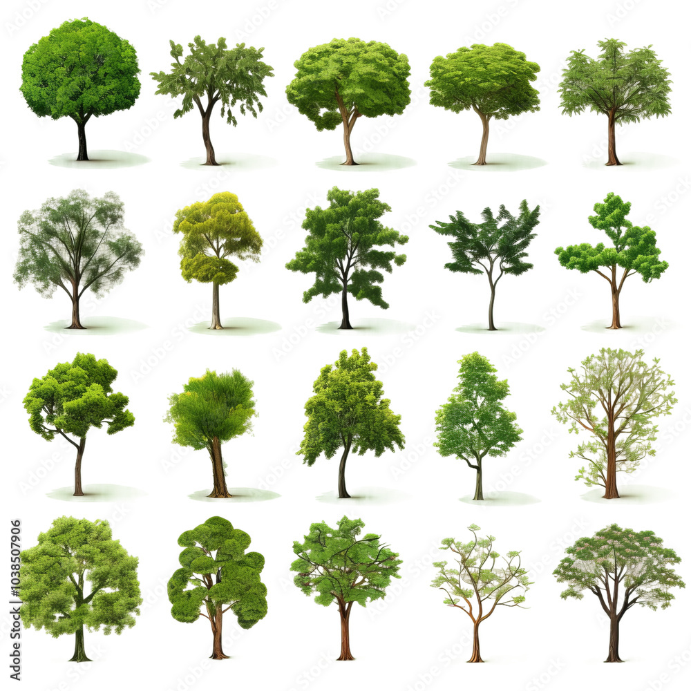 collection of trees collection of trees