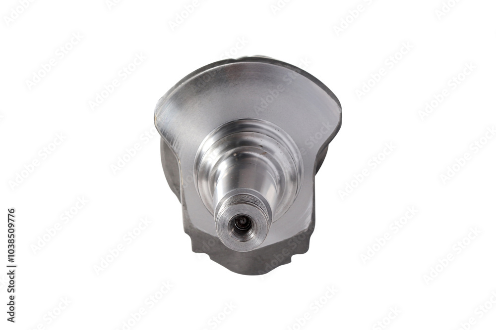 Engine Crankshaft on a white background Engine Crankshaft on a white background