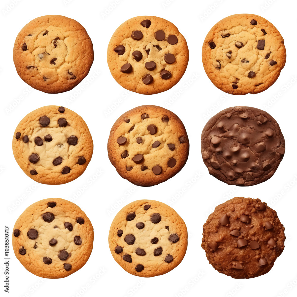cookies isolated on white