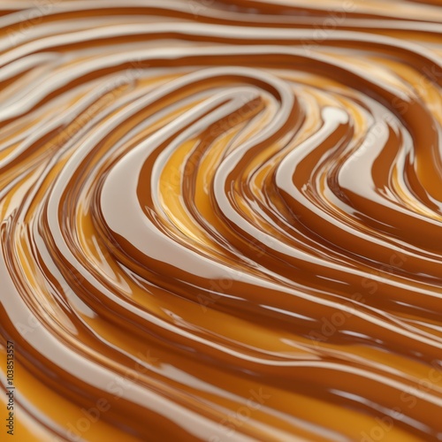 Swirling abstract pattern in warm tones