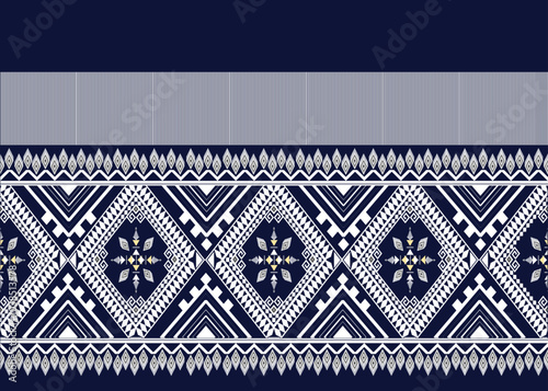 Geometric ethnic pattern design, Navajo, tribal, native american for clothing, fabric, background, wallpaper, wrapping, batik. Knitwear, Pixel pattern, Embroidery style.