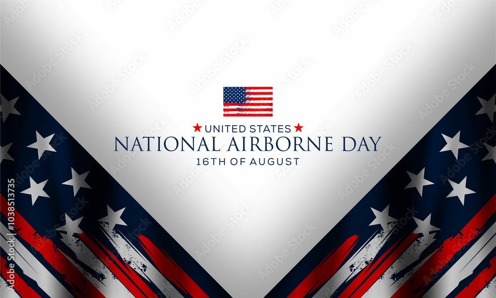 national airborne day , Vektor background banner national airborne day , Vektor background banner