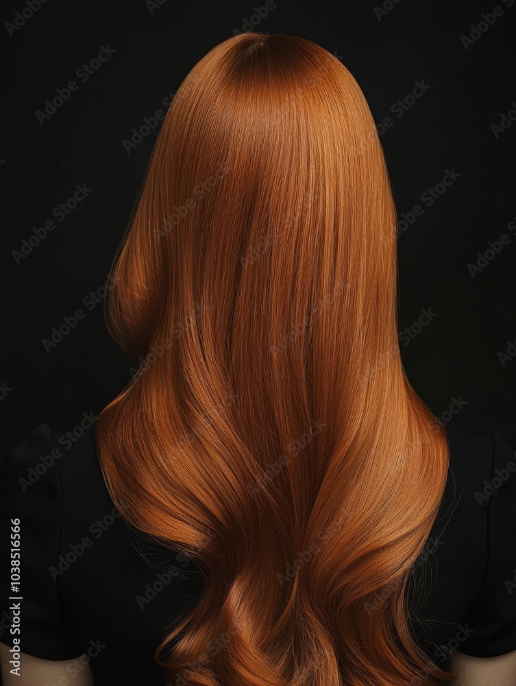 Naklejka premium hair of the girl