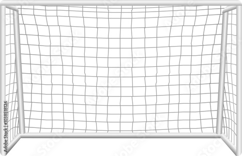 Goal Football Futsal Net Vector Ilustration