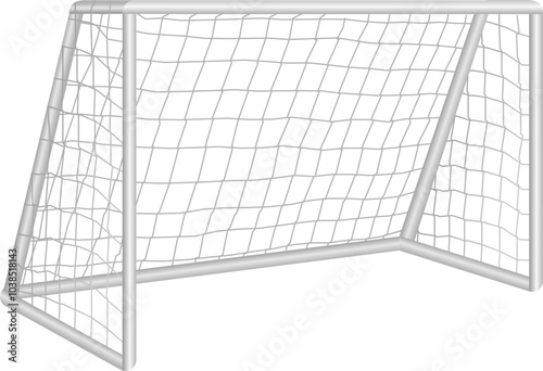 Soccer Futsal Football Goal Net Vector Ilustration