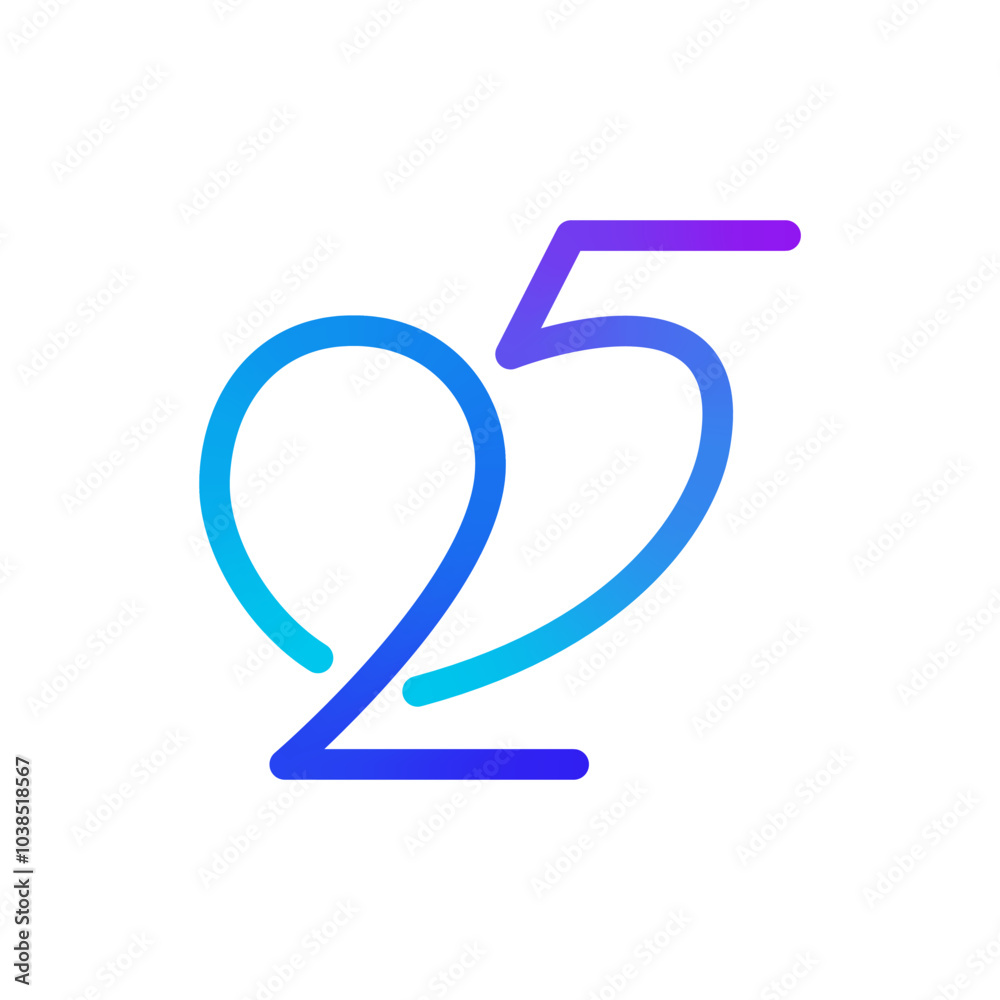 25 years creative logo vector eps 25 years creative logo vector eps