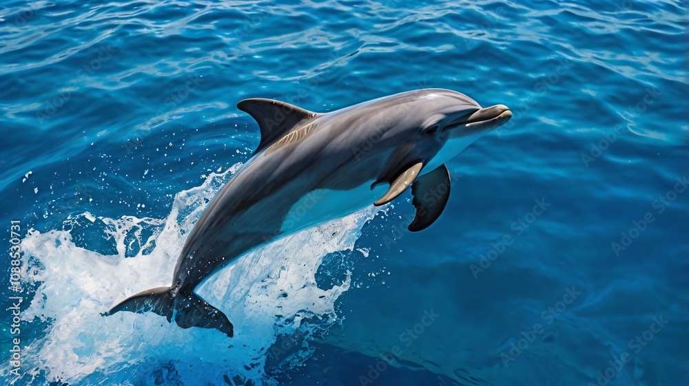 Fototapeta premium Dolphin Banner Template