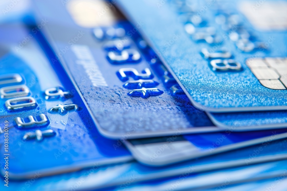 Wireless credit card payment process modern non cash transactions on a blue background Wireless credit card payment process modern non cash transactions on a blue background