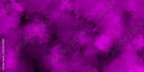 abstract Neon dark paper grunge textured aquarelle canvas for modern creative design. Abstract cosmic vivid pink hand drawn multicolor texture water color painted illustration.
