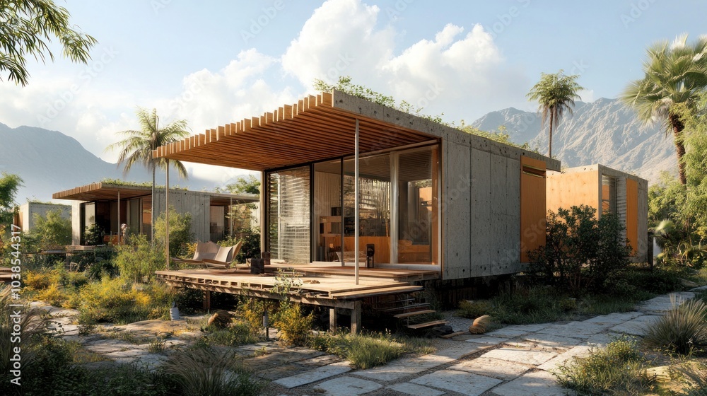 Modern Desert Cabins Modern Desert Cabins