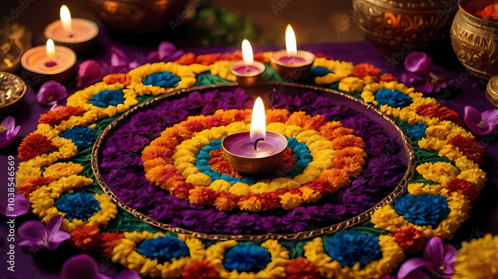 Diwali greeting scene with a rich red background, Diwali Generative Ai 5683 Diwali greeting scene with a rich red background, Diwali Generative Ai 5683