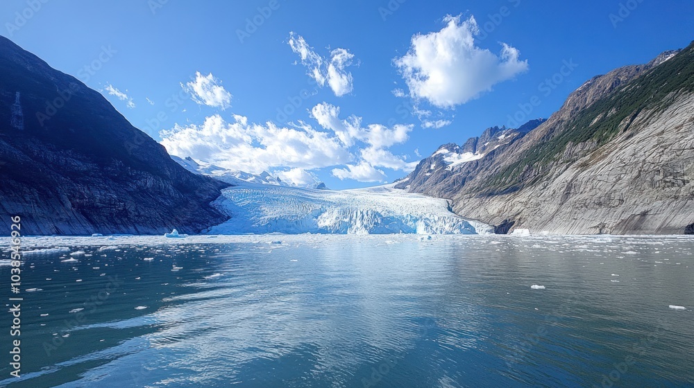 Obraz premium Majestic Glacier in Alaska