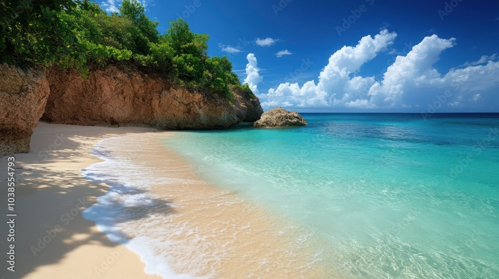 Fototapeta premium Idyllic Beach Escape