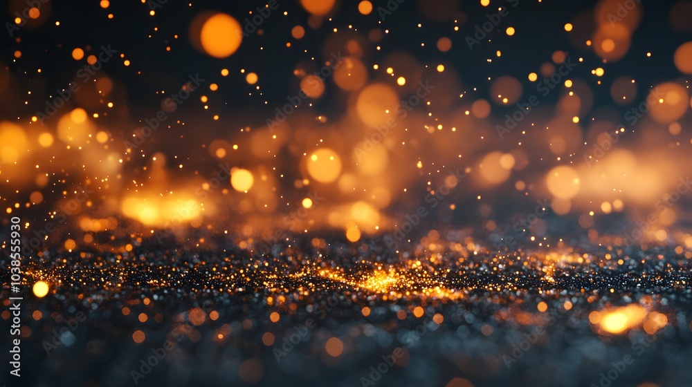 Golden Sparkle Background