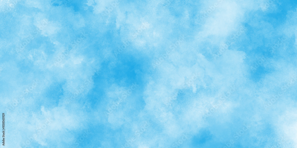 blue sky with clouds background, abstract watercolor background illustration, painted white clouds with pastel blue sky, Brush paint blue paper textured canvas element with clouds. blue sky with clouds background, abstract watercolor background illustration, painted white clouds with pastel blue sky, Brush paint blue paper textured canvas element with clouds.