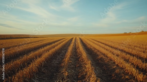 Golden Field Rows