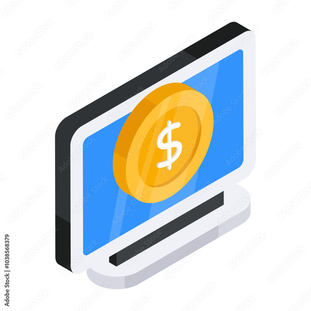 Conceptual flat design icon of pay per click
Conceptual flat design icon of pay per click