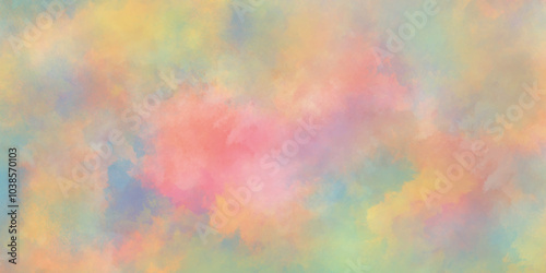 Abstract bright and shinny lovely soft color watercolor background, Colorful and bright watercolor background texture with watercolor splashes, Abstract hand drawn watercolor drawing on a paper.