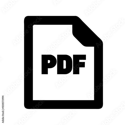 Icon symbolizing Portable Document Format files