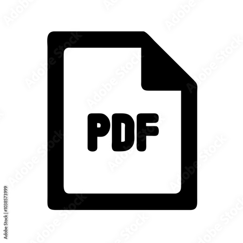 Icon symbolizing Portable Document Format files