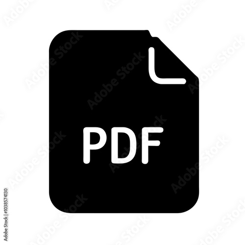 Icon symbolizing Portable Document Format files