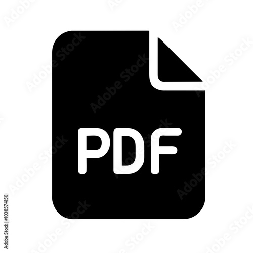 Icon symbolizing Portable Document Format files