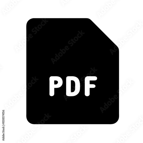 Icon symbolizing Portable Document Format files